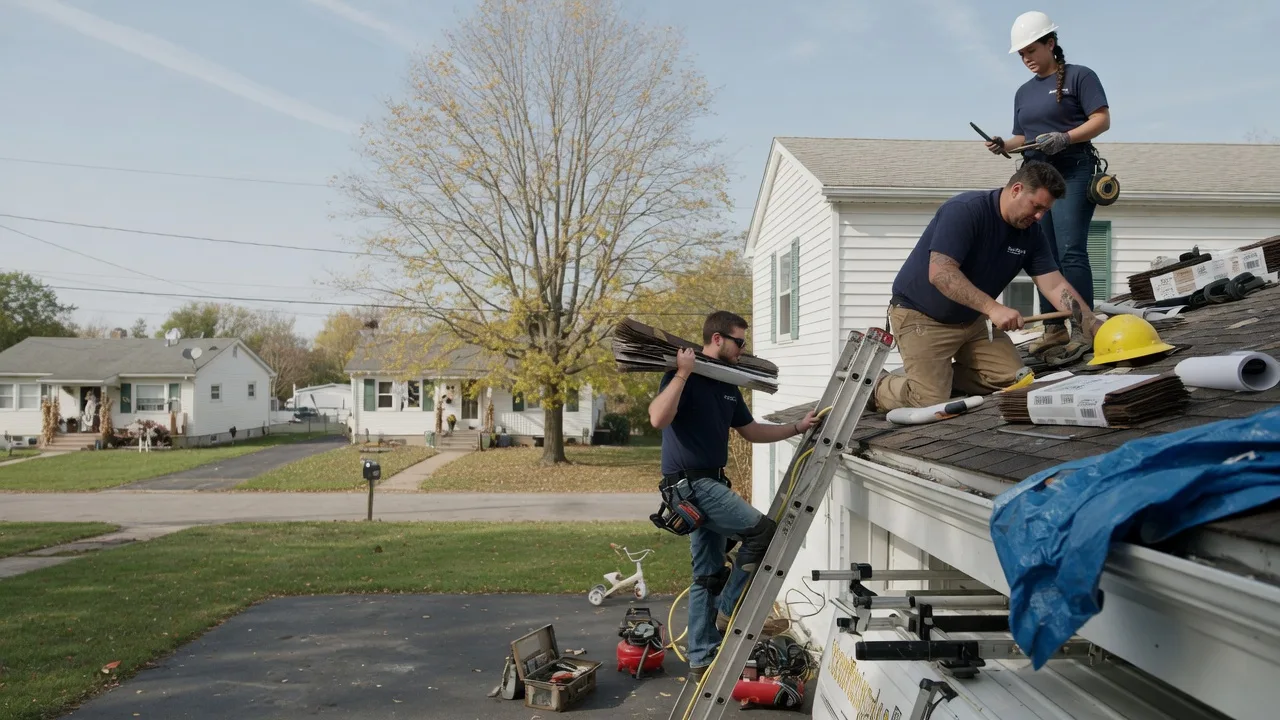 Local Roofing Contractors in Montgomery, IL near me